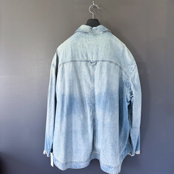 Anthropologie Pilcro Slouchy Trucker Denim Jacket PLUS 1X NWT - Picture 6 of 10